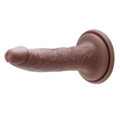 Realistyczny silikonowy penis z przyssawką 18 cm